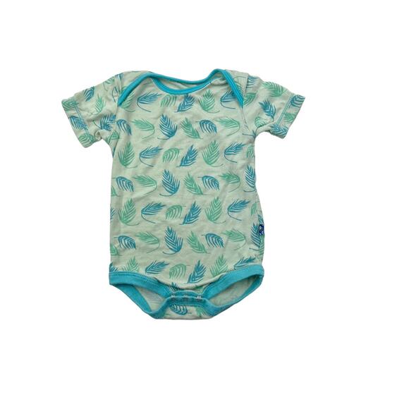Kickee Pants Palm Frond Bodysuit Tee - Picture 1 of 4